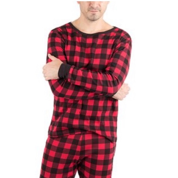 “ZULILY” ❤️ SUPER COOL🖤MEN’S RED/BLACK PLAID PJ’S - Picture 6 of 15